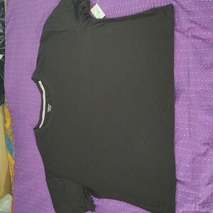Chic Black Crop Top for Women, Sz 16/18, Very Soft & Cozy